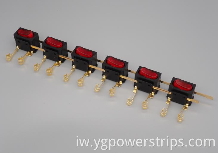 Multi Gang Integral Switch Ysr 821l 6h 4
